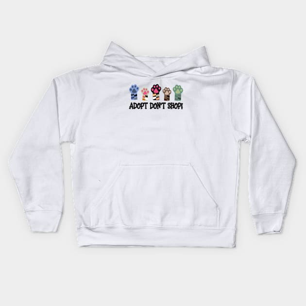 Animal Rescue | Adopt Don't Shop! Kids Hoodie by WebStarCreative